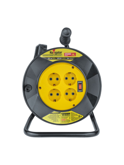 Удлинитель на катушке 4х50м с заземл. 93 913 NPE-R-04-50-E-3х1.5 NAVIGATOR 93913