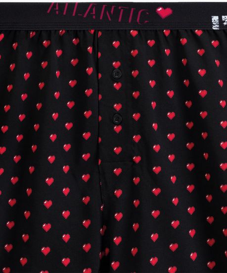 Трусы (2 шт) мужские семейные Atlantic 2GMB-011, хлопок, черный