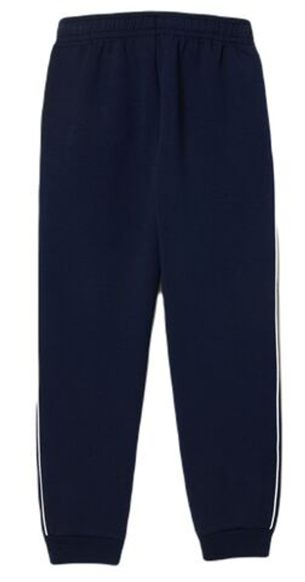 Детские теннисные брюки Lacoste Contrast Accent Track Pants - navy blue