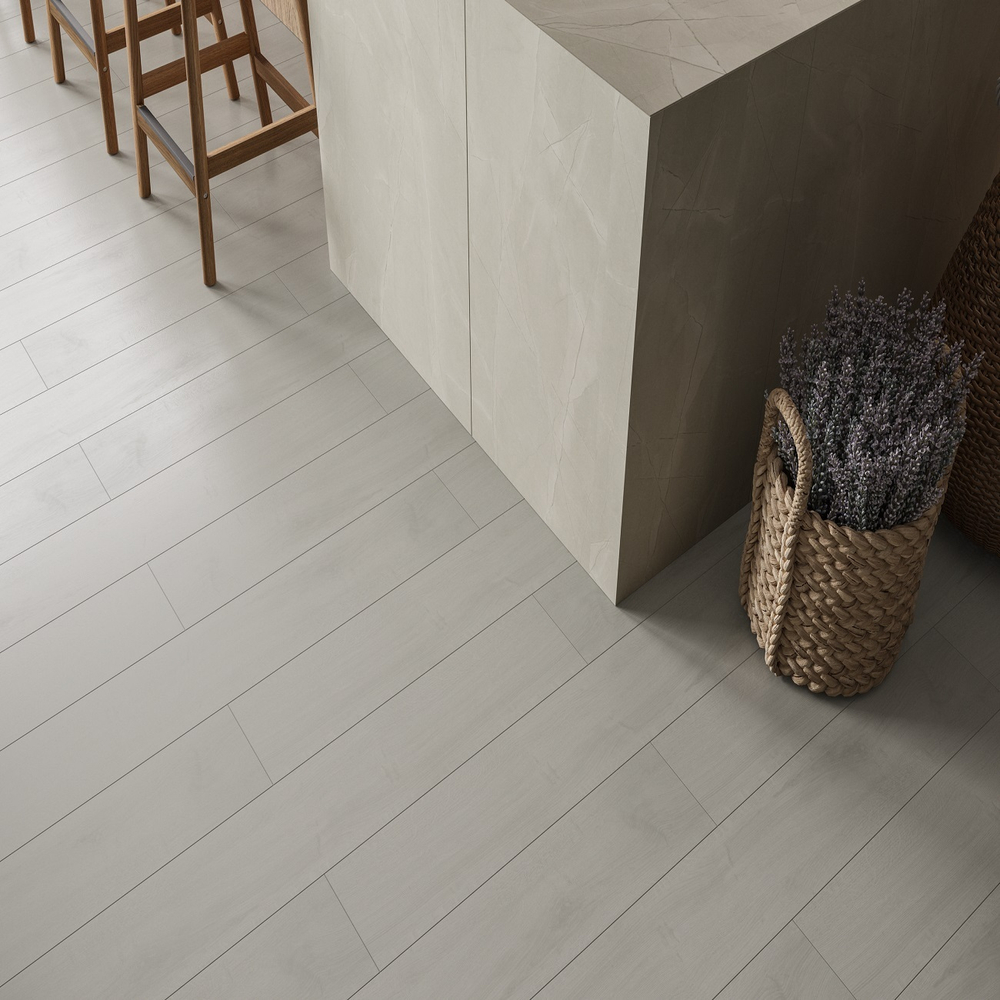 Ламинат EverSense Дуб Шерман белый EL1054