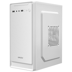 Корпус для компьютера Ginzzu B185 White 2*USB 2.0,AU