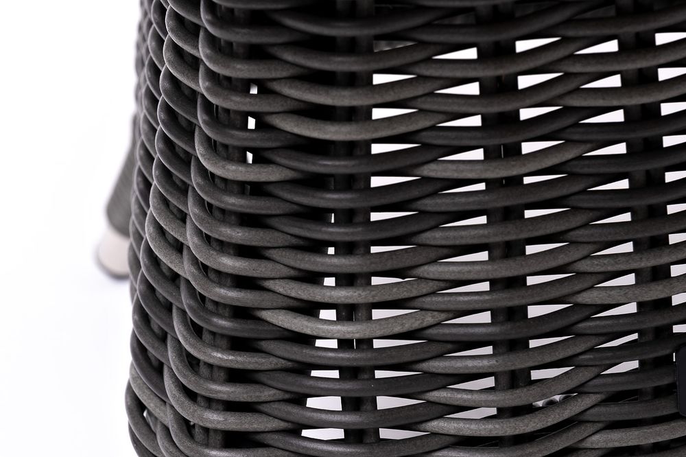 "Равенна" кофейный стол из искусственного ротанга, цвет графит