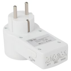 Датчик движения ЭРА MD 022 розеточный ДДР-01 1200Вт, 10-420с, 2-9м, 3+лк, 120гр, IP20 | Датчики движения