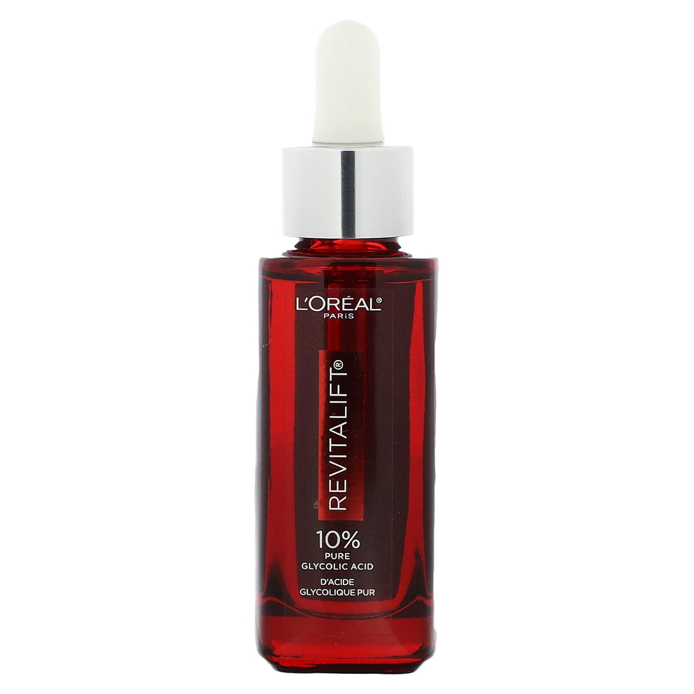 L'Oréal, Revitalift Derm Intensives, сыворотка с 10% чистой гликолевой кислотой, без отдушек, 30 мл (1 жидк. унц.)