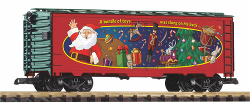 G Крытый грузовой рождественский вагон
