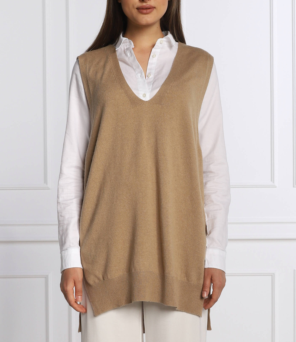 Хлопковая безрукавка RIANI - бежевый(277130-8000)