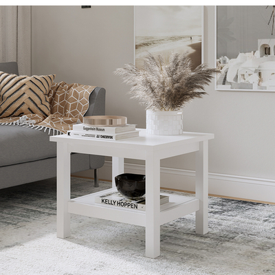 Журнальный стол Хемнэс/Кымор, 55х55х46 см, белый