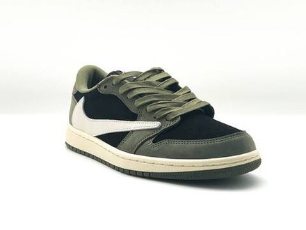 Кеды Nike Travis Scott&Air Jordan 1 Low OG Black Olive