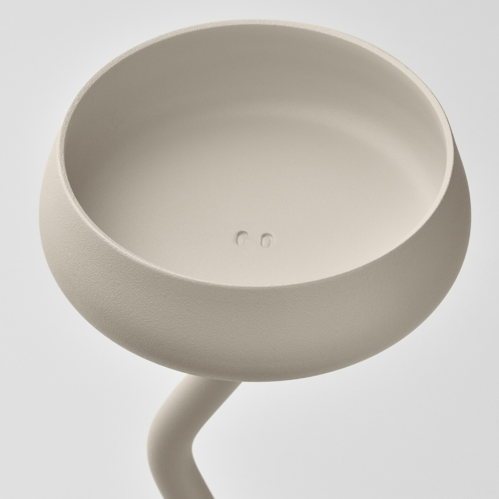 IKEA SILVERPÄRON  (ИКЕА СИЛВЕРПÄРОН)  -  Подсвечник в виде колонны, белый, 20 см