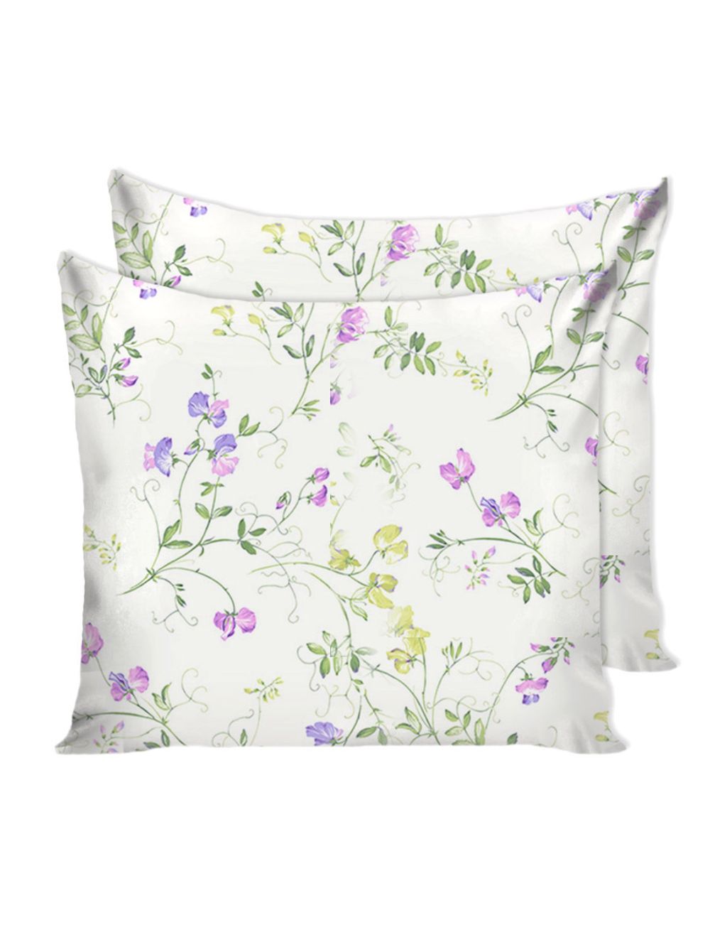 Постельное белье  "Душистый горошек" 2-спальный   наволочки 70х70 2шт Простынь на резинке 160х200 см  Пододеяльник 175х215 см