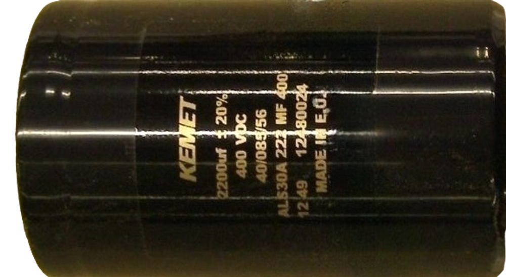 Электролитический конденсатор  2200 µF 400VDC  KONЕ.