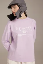 Лонгслив Called a Garment Climber Лавандовый