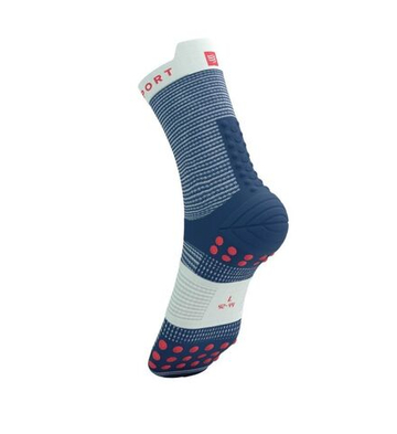 Теннисные носки Compressport Pro Racing v4.0 Run High 1P - blues/sugar