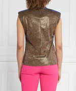 Топ Liu Jo - золотой(CF2151 J1887)