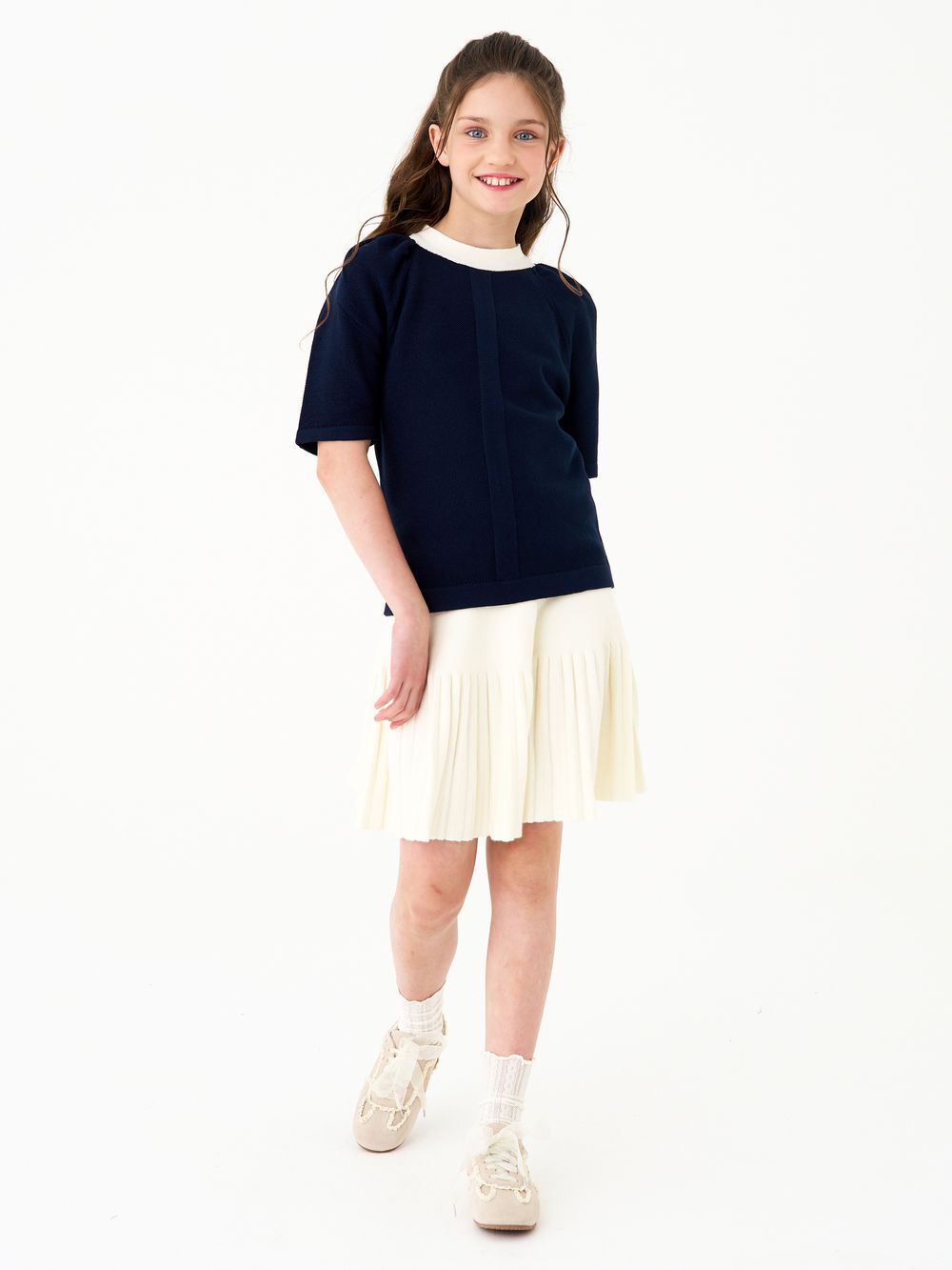 Джемпер для девочки AT1318 синий