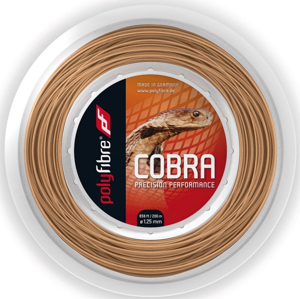 Теннисные струны Polyfibre Cobra (200 m) - Коричневый