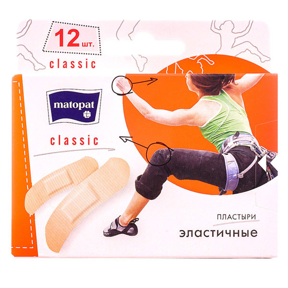 Пластырь Матопат Классик №12