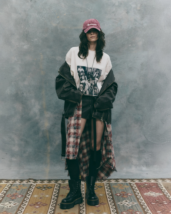 Юбка-килт Grunge, красная