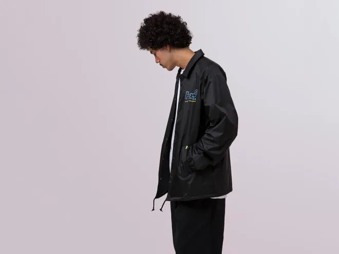 Huf jacket black best sale
