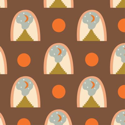 Лестница в небо, абстрактный принт