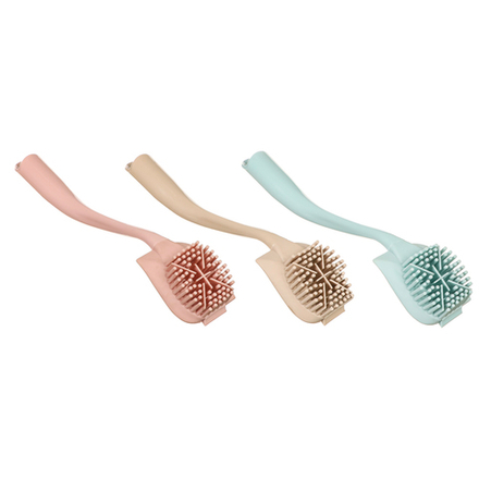 VETTA Щетка для посуды силиконовая, пластик, 6x3x30см, 3 цвета (Шт)