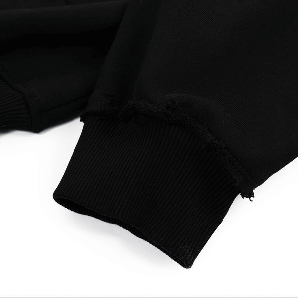 Худи Технопессимизм Heavycotton Embroided Blackout черный - фото 7