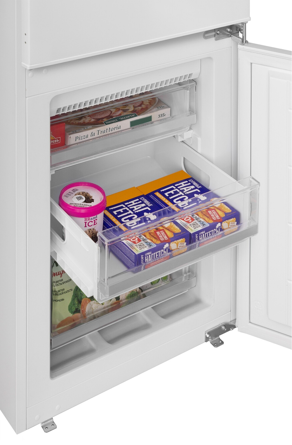 Встраиваемый холодильник Meferi MBR193 LOW FROST LIGHT фото 11