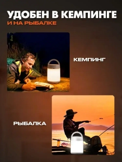 Настольная светодиодная лампа ночник PERO переносной беспроводной светильник с сенсорным управлением для спальни и детской