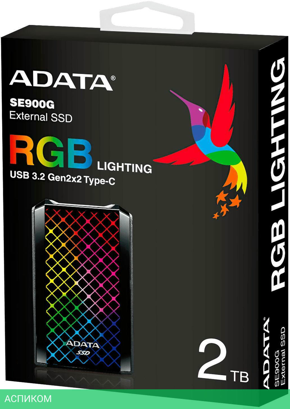 Внешний накопитель A-Data SE900G 512GB (ASE900G-512GU32G2-CBK)