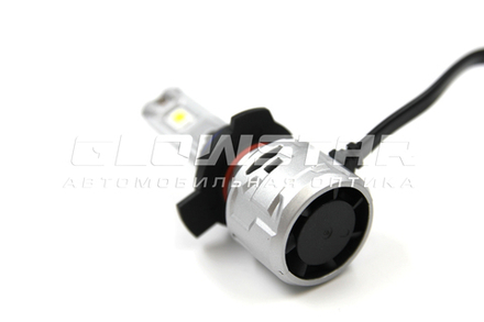 Светодиодные лампы HIR2 (9012) Sariti S3 с вентилятором, 12V, 32W, 5500K (комплект, 2шт)