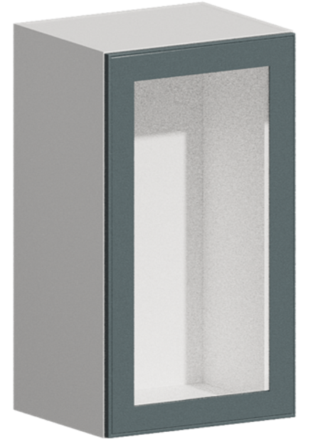 Кухня Модуль ШВС 400 Графит / Бирюзовая мята