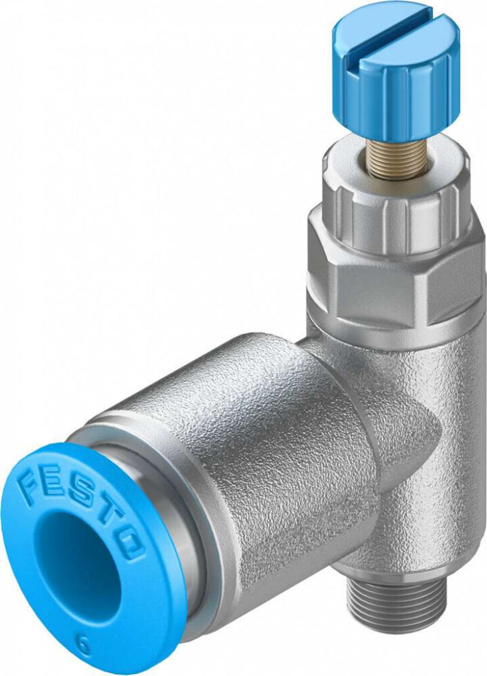 Дроссель с обратным клапаном Festo GRLA-M5-QS-6-RS-D
