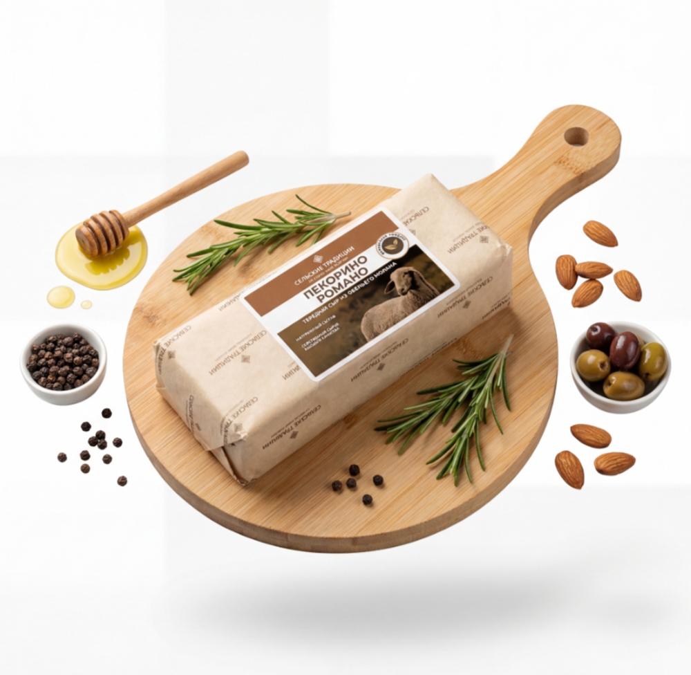 Сыр твердый из овечьего молока Пекорино Романо