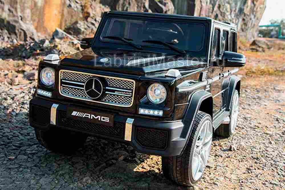 Детский электромобиль "Mercedes-Benz AMG-G 65" чёрный 131*71*65 м