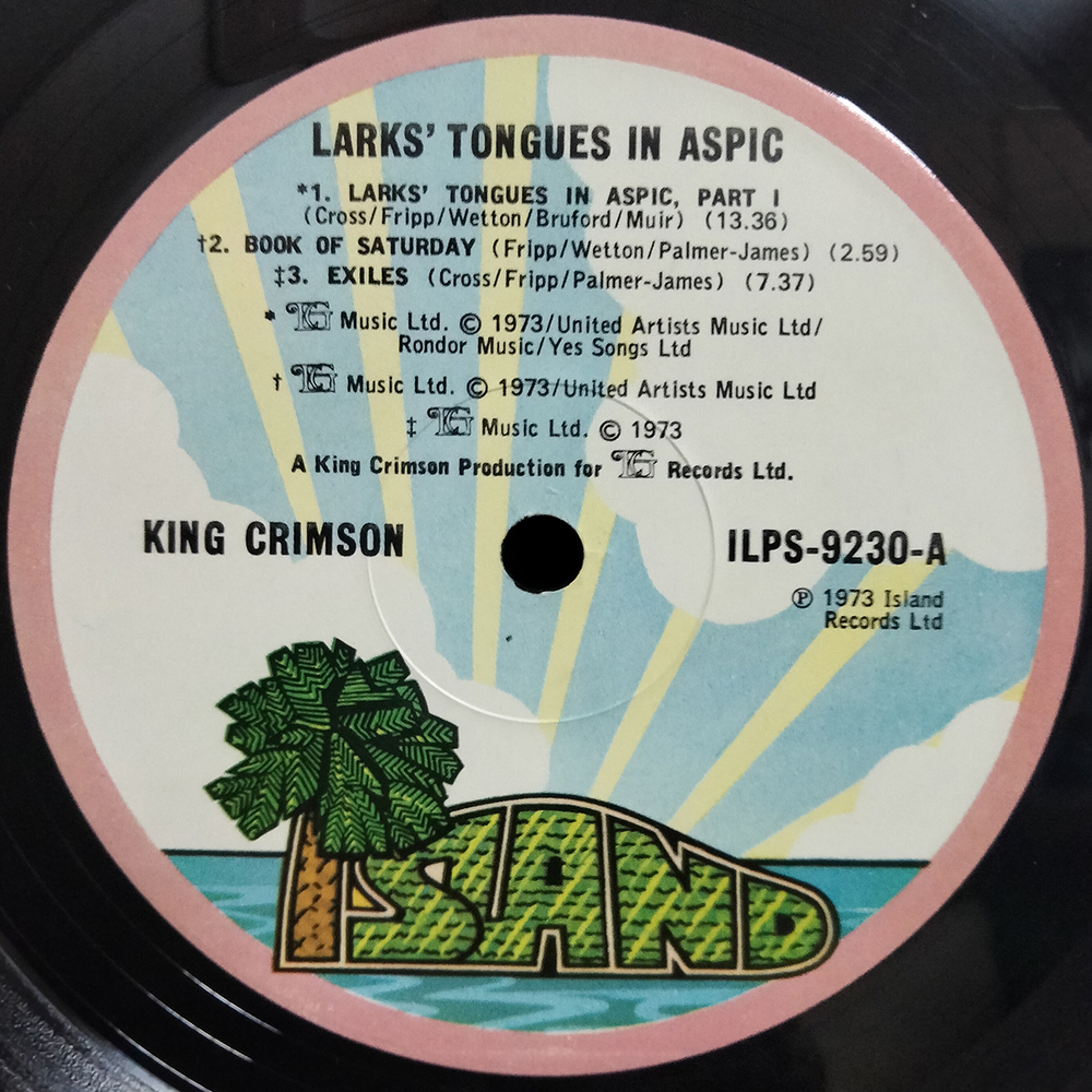 King Crimson / Larks' Tongues In Aspic (LP)