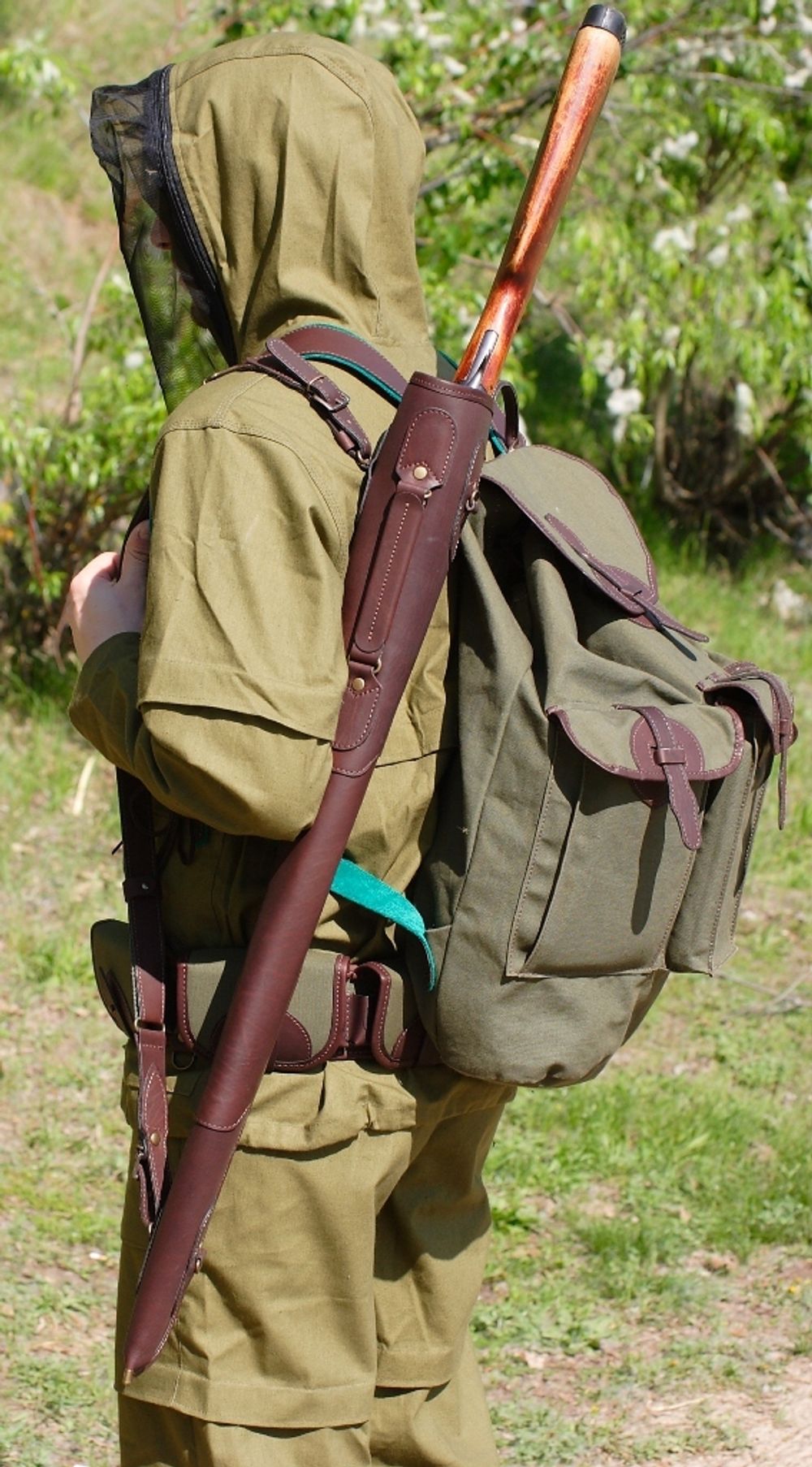 Рюкзак «Хант» (с кожанной отделкой)