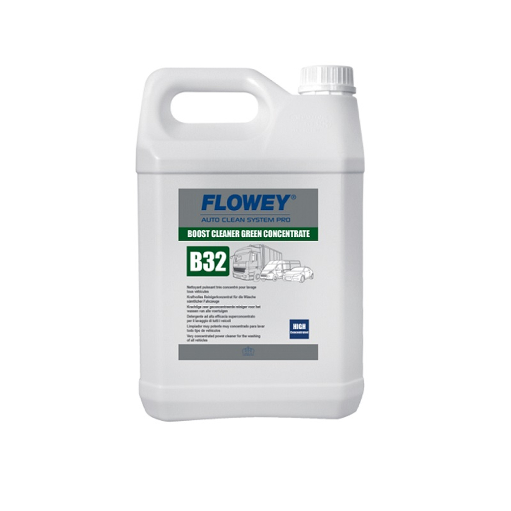 Бесконтактная пена концентрат B32 BOOST CLEANER GREEN CONCENTRATE, канистра 5 л, FLOWEY (Люксембург)