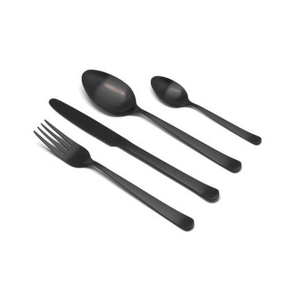 Набор столовых приборов на 6 персон 24 предмета Herdmar Oslo Black