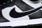 Nike Dunk Low Chenille Swoosh Black Grey