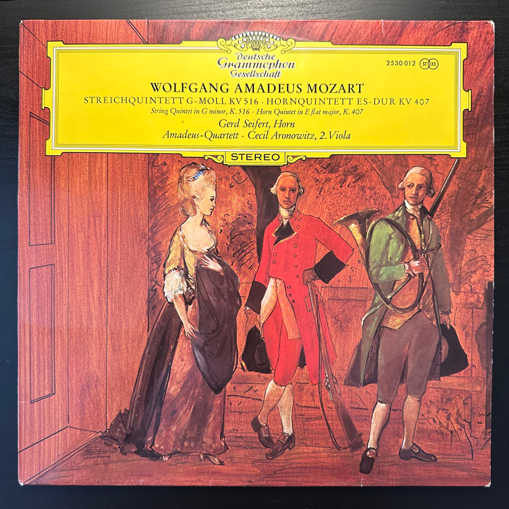 Моцарт - Струнный квинтет KV 516, Валторный квинтет KV 407 (Германия)