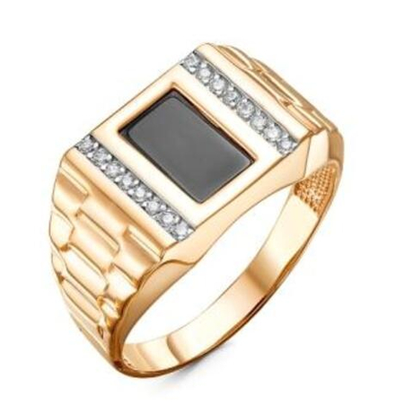 Кольцо из золота с фианитами