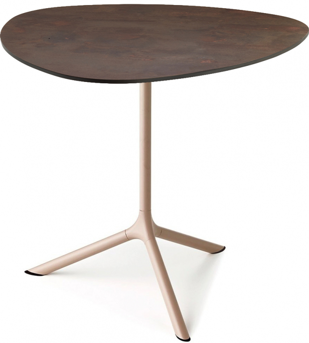 Стол ламинированный обеденный Scab Design Tripe Maxi, тортора, кортен