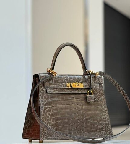 Сумка Hermes из кожи крокодила
