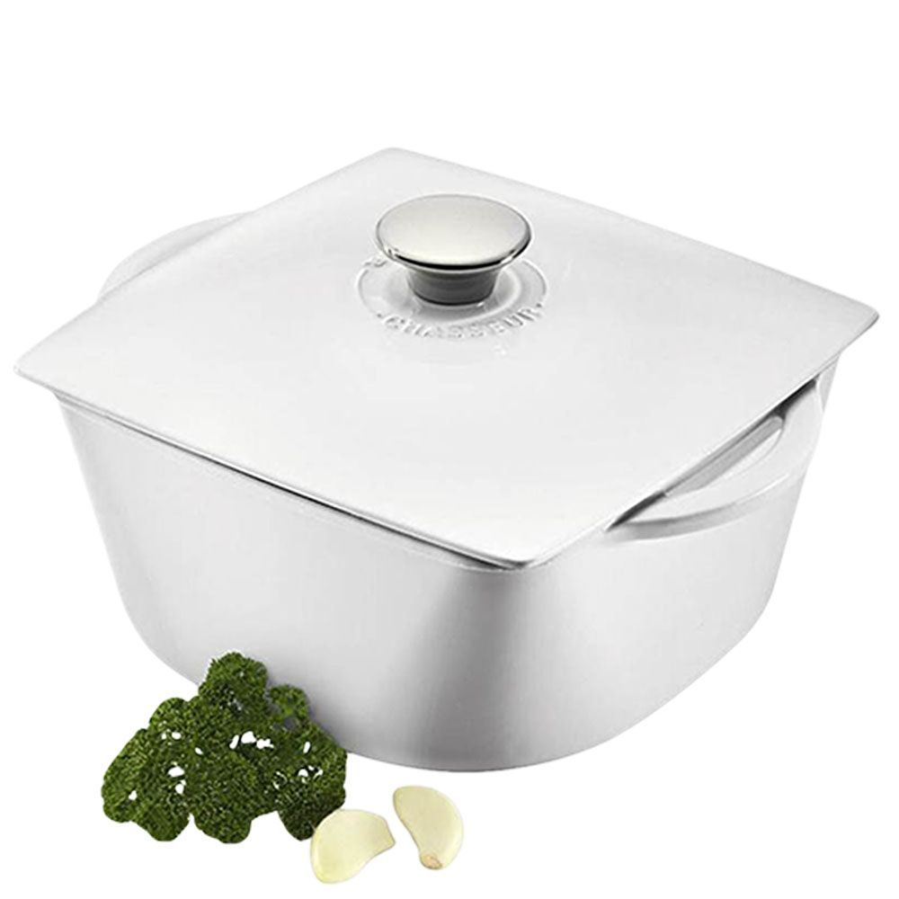 Кастрюля 5.5л Chasseur La Carronde белая Франция