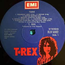 Виниловая пластинка T. Rex ‎– Tanx LP