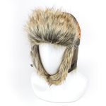 Шапка-ушанка Extreal "КЕВЛАР" (вставки Крэк, мех Волк, Мембрана), XL, Коричневый