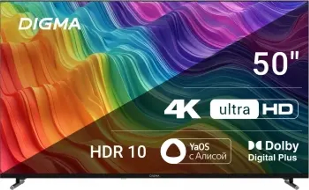 Телевизор 50" Digma DM-LED50UBB33
