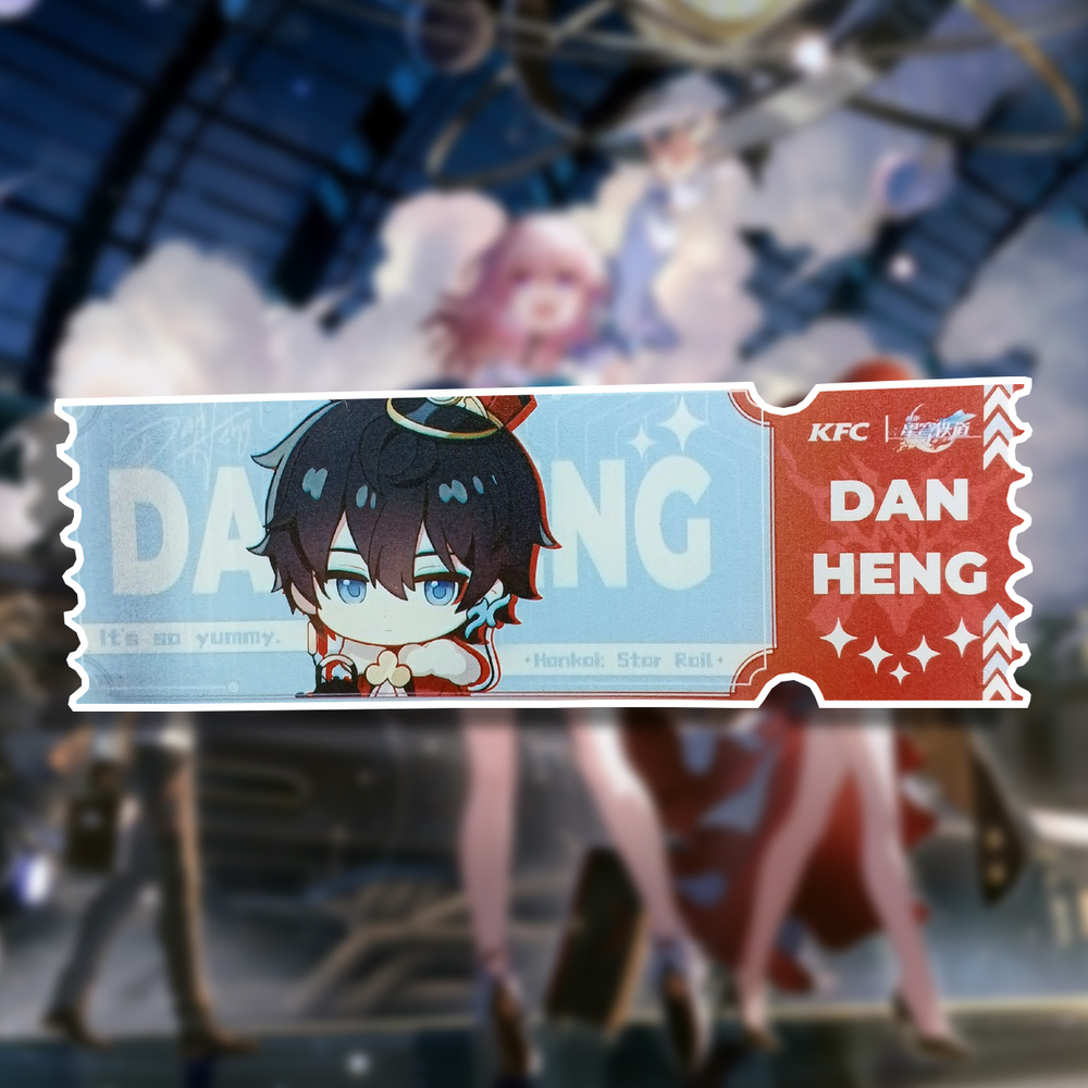 Акриловый билет "Хонкай Стар Рейл / Honkai: Star Rail"