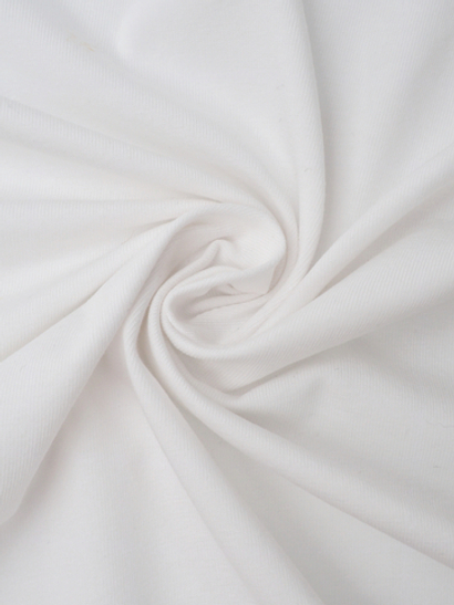 Кулирка на ластовицу холодная белая хлопковая с лайкрой отрезами