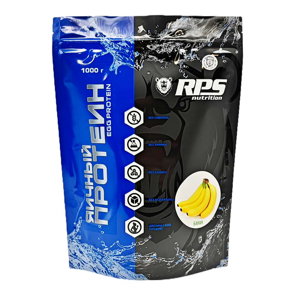 ЯИЧНЫЙ ПРОТЕИН 1000г ПАКЕТ, EGG PROTEIN RPS NUTRITION